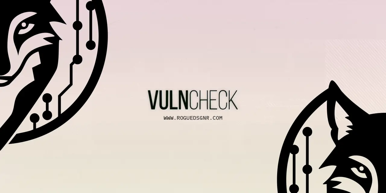 VulnCheck image stating roguedsgnr.com